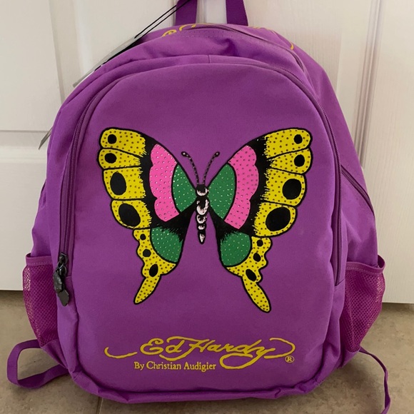 Ed Hardy Other - Ed Hardy Violet backpack